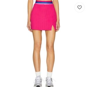 Beach Riot Fuchsia Mini Skirt